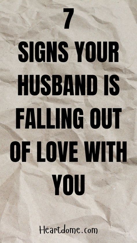 7 SIGNS YOUR HUSBAND IS FALLING OUT OF LOVE WITH YOU Flirty Text For Him, Flirty Texts For Him Messages, Fun Couple Questions, The Five Love Languages, What Men Really Want, Crossing Boundaries, Five Love Languages, Falling Out Of Love, Long Distance Love