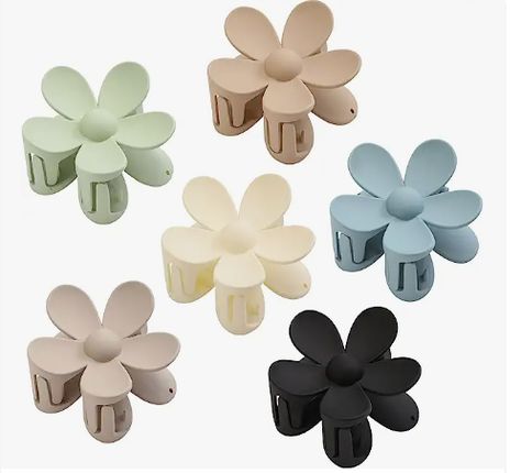 Cute flower claw clips for effortless hair. #hairinspo #flowerclawclip #clawclip #easyhairstyles #clawcliphairstyles #momhair This post contains an affiliate link. Summer Hair Accessories, Hair Clamps, Hair Claw Clips, Claw Hair Clips, Manicure Y Pedicure, Claw Clips, Flower Clip, Flower Hair Clips, Hair Claws & Clips