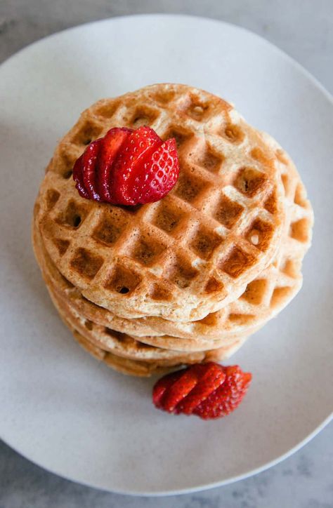 If you love Waffles and healthy whole grains, then this recipe is for you! The flavor and texture of Spelt flour are perfect for waffles and we know you'll love the recipe. Spelt Flour Waffle Recipe, Spelt Flour Waffles, Spelt Waffles Recipe, Fresh Milled Flour Waffles, Spelt Waffles, Recipes Using Flour, Spelt Flour Recipes, Spelt Recipes, Fresh Milled Flour