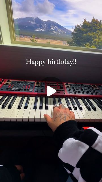 Happy Birthday Song, Piano Cover, Piano Music, S Video, Piano, Madrid, Musician, Happy Birthday, Key