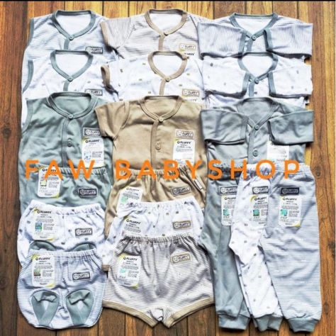 Paket Baju Bayi Newborn FLUFFY / NOVA / GORILLUX / NARY Original Paket Lengkap Baju Bayi Newborn (0-3M) Perlengkapan Bayi Baru Lahir & Kado https://shope.ee/1VPRBr5aUk Baby Shop, Cargo Shorts, Indonesia