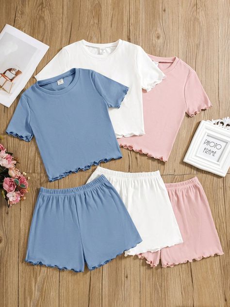 Clothes For 13 Yrs Old Girl, Cute Outfits Shein, Cute Spring Clothes, Casual Holiday Outfits, Cute Dress Outfits, Knitted Suit, Shein Outfits, Cute Preppy Outfits, Easy Trendy Outfits