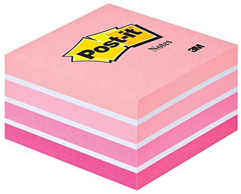 Pink Sticky Notes, Pink Office Supplies, Preppy School Supplies, Stick Notes, Letter Rack, Cool School Supplies, School Supplies List, Diy Gifts For Him, Stationary School