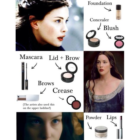 Liv Tyler~ Arwen Lotr Makeup Looks, Lord Of The Rings Makeup, Arwen Makeup, Liv Tyler Arwen, Arwen Hair, Arwen Cosplay, Lotr Arwen, Hair Shrinkage, Make Up Tutorial