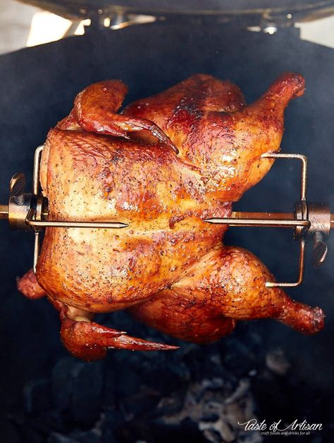 Rotisserie Chicken On Grill, Rotisserie Grill, Cheesy Chicken Broccoli, Broiled Chicken, Fried Chicken Breast, Rotisserie Chicken Recipes, Grilling Chicken Breast, Smoked Chicken, Grilled Chicken Recipes