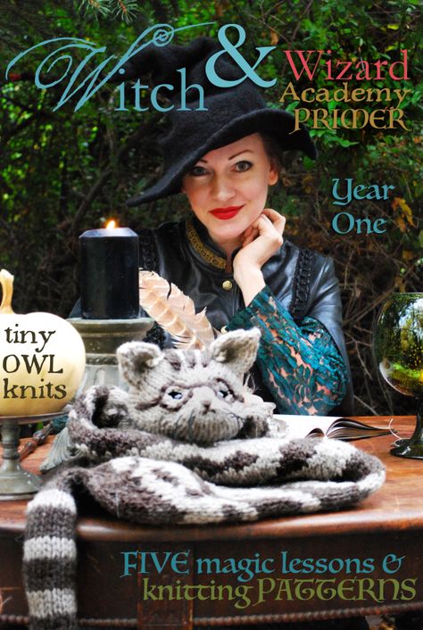 Wizard Academy, Tiny Owl Knits, Cowl Pattern, Mini Lessons, Magic Book, Year 1, Clever Crafts, Hat Knitting Patterns, The Witch