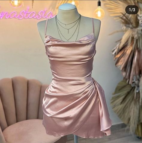 Cute Homecoming Dresses, Homecoming Outfits, Pink Party Dresses, Cute Dress Outfits, Fashionista Clothes, Grad Dresses, 13th Birthday, Hoco Dresses, Pink Outfits