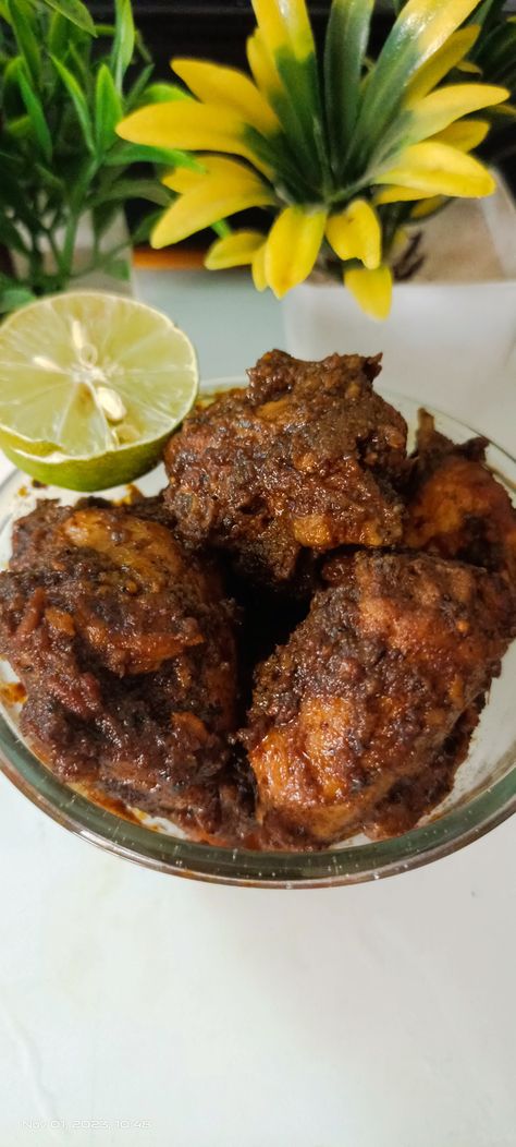 For full & more visit to my YouTube channel 👇 Chicken Sukka, Kitchen Queen, Chicken Masala, My Youtube Channel, Indian Food Recipes, New Recipes, Youtube Channel, Chicken, Queen