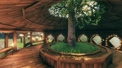 Valheim Fan Art, Valhiem House Ideas, Valheim Garden, Valheim Base Layout, Valheim Base Ideas, Valheim Kitchen, Valheim Portal Room, Valheim Building Ideas, Valheim House Ideas