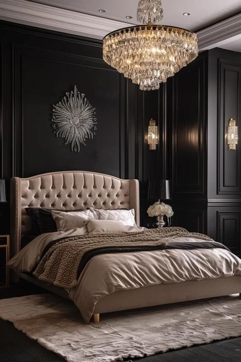 Glam Bedroom Furniture - Makeover Ideas for a Luxe Retreat Glam Bedroom Furniture, Contemporary Glam Bedroom, Bedroom Makeover Ideas, Glam Design, Glamourous Bedroom, Bedroom Furniture Makeover, Luxe Bedroom, Glam Bedroom, Bedroom Oasis