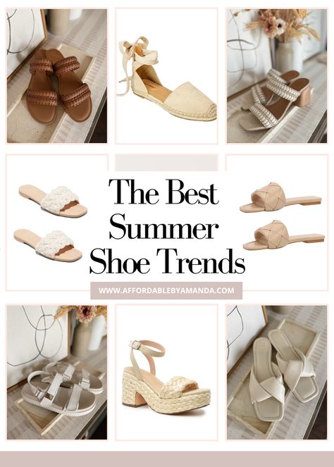 Women’s Summer Shoes 2023, Best Sandals For Women 2023, Summer Shoes 2023 Trends, 2023 Shoes Trends Women Summer, Shoe Trend 2024, Beach-style Sandals For Spring, Shoe Trends 2023 Women, Trendy Non-slip Beach Sandals, Summer 2023 Shoes