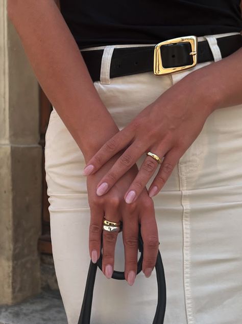 Rings from our Wavy Collection stacked together. Wavy Ring, Bold Rings, Brass Earrings, Everyday Look, 18k Gold, Ring, Silver, Gold