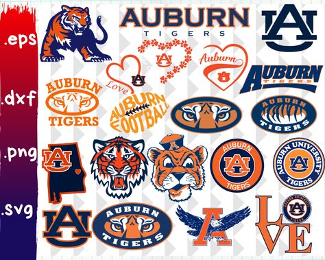 Auburn Logo, Tigers Svg, Auburn Tigers Football, Logo Clipart, Winnie The Pooh Christmas, Tiger Logo, Mickey Christmas, College Logo, Auburn University