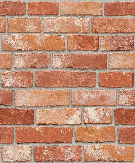 Brick Paper, Pattern Interior, Brick Wallpaper Roll, Diy Interior Decor, Brown Brick, Wallpaper For Wall, Brick Pattern, Brick Texture, Brick Wallpaper