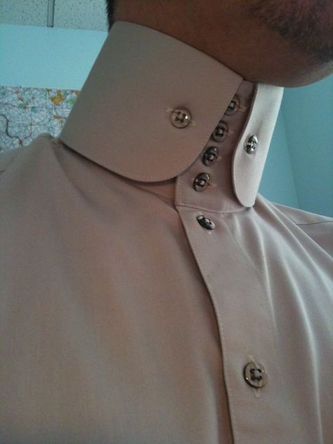 Oversized Collared Shirt Outfits, Mens High Collar Shirts, Casual Wedding Suit, Collar Gown, Man Dress Design, High Collar Dress, Gown Indian, High Collar Shirts, Gents Kurta