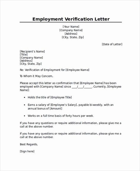 Employment Letter Sample, Employment Verification Letter, Employment Letter, Letter Of Employment, Printable Letter Templates, Job Letter, Confirmation Letter, Letter Template Word, Free Cover Letter