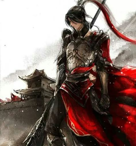 Hiroshi Ashe League Of Legends, Chinese Drawings, Chinese Artwork, Chinese Warrior, Roleplay Characters, Art Men, Fantasy Male, Chinese Characters, Ancient China