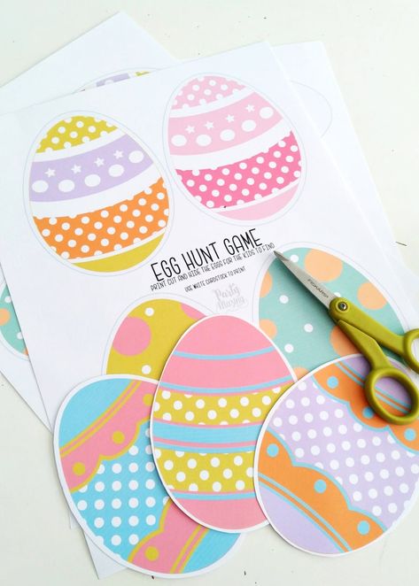 Easter Dinner Decor, Easter Egg Printable, Giraffe Party, Egg Hunt Party, Easter Tree Ornaments, Easter Crafts For Adults, Party Decor Ideas, Hunting Party, Easter Party Decor