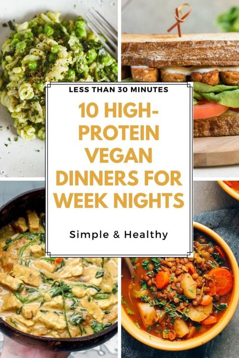 High Protein Vegetarian Dinner Easy, Easy Vegan Dinner Low Carb, Protein Packed Vegetarian Dinners, Vegan Dinners High Protein, High Protein Vegan Keto Recipes, Easy Vegan Recipes Healthy High Protein, Protein Rich Vegan Recipes, High Protein Vegetarian Enchiladas, Meatless Dinners High Protein