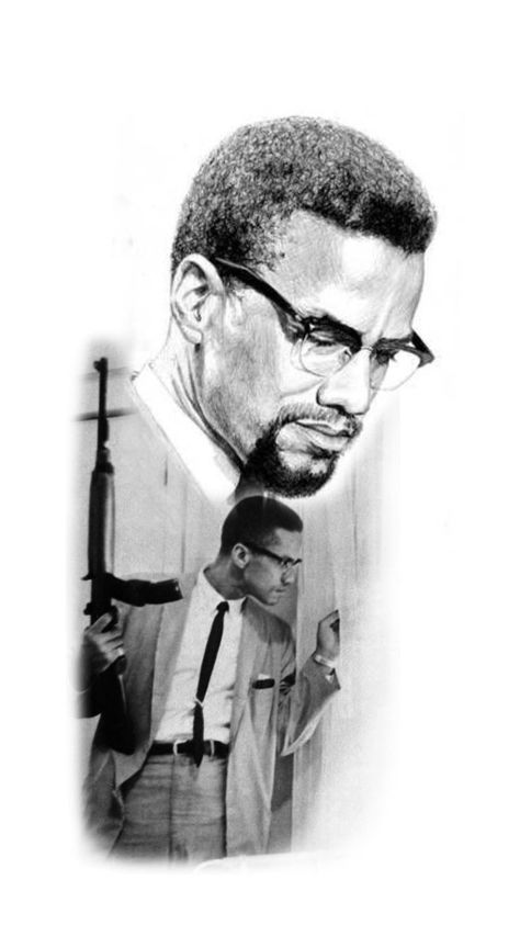 Malcolm X Tattoo, African American Tattoos, Black Men Tattoos, African Tattoo, Power Tattoo, History Tattoos, X Tattoo, Men Tattoos Arm Sleeve, Omerta Tattoo