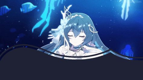 Matching Anime Banners, Blue Discord Banner Animated, Discord Pfp And Banner Sets Gif, Nitro Banner Discord, Blue Gif Wallpaper, Matching Pfp And Banner For Discord, Discord Header Mask, Gif Banner Anime, Blue Anime Banner