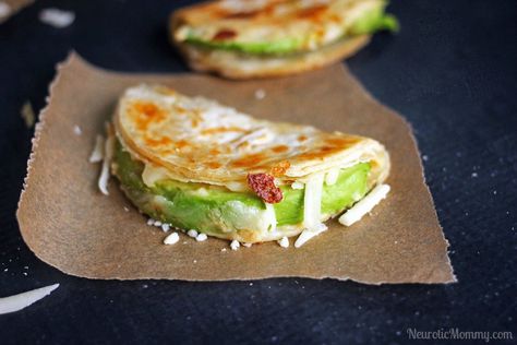 Easy Avocado and Hummus Quesadillas – NeuroticMommy Adventist Recipes, Avocado And Hummus, Tofu Dishes, Seventh Day Adventist, Quesadilla Recipes, Vegetarian Dinners, Meatless Meals, Quesadillas, Veggie Recipes