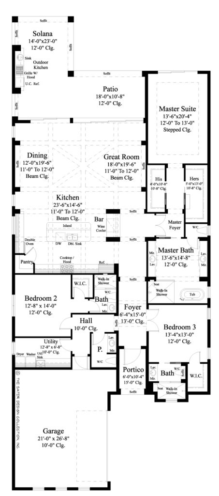 The Anvard is a luxury villa home plan designed with a narrow lot in mind. A stunning Mediterranean house plan with 3 bedrooms and 3.5 baths and 2 car garage. Mediterranean Homes Exterior, Modern Master Bath, Mediterranean Mansion, Narrow House Plans, Narrow Lot House, Mediterranean House Plan, Mediterranean Style House Plans, Narrow Lot House Plans, Mediterranean House Plans