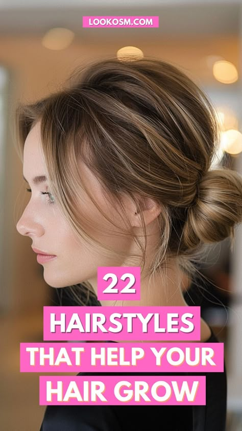 22 Hairdos for Maximum Growth Hair Styles To Help Grow Hair, Best Hairstyles For Hair Growth, Hairstyles To Help Hair Grow, Hairstyles That Make Your Hair Grow, Hairstyles That Promote Hair Growth, Healthy Hairstyles For Curly Hair, Protective Hairstyles For Growth White, Haircut For Hair Growth, Growing Hair Long