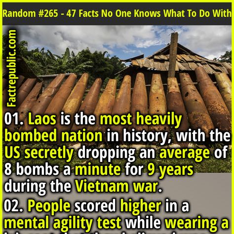 47 OMG Random Facts No One Knows What To Do With | Random List #265 - Fact Republic History Knowledge, Mind Blowing Thoughts, Epic Facts, Wierd Facts, Fact Republic, Brain Facts, Bedtime Reading, General Knowledge Facts, Random Facts