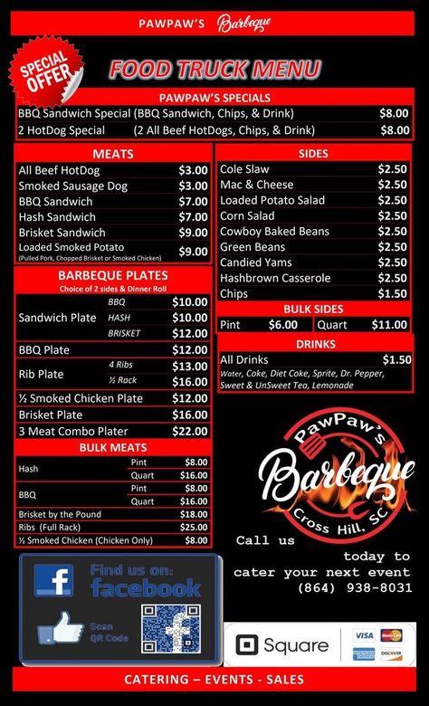 Food Trailer Menu Ideas, Food Truck Menu Ideas Meals, Bbq Food Truck Menu Ideas, Food Truck Menu Design Ideas, Food Trailer Menu Board, Food Truck Advertising Ideas, Bbq Trailer Ideas Food Truck, Food Truck Menu Ideas Simple, Unique Food Truck Menu Ideas