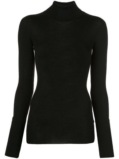 Fashion Minimal, Wardrobe Nyc, Turtleneck Jumper, Black Wardrobe, Chanel Perfume, Marlene Dietrich, Turtle Neck Jumper, Fitted Turtleneck, Black Jumper