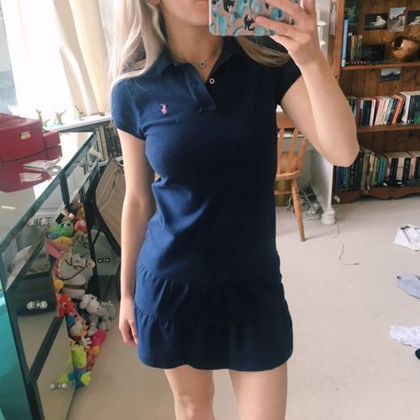 Ralph Lauren Tennis Outfit, Tennis Outfit Ralph Lauren, Tennis Dress Aesthetic, Ralph Lauren Outfits Summer, Ralph Lauren 2000s, Polo Dress Outfit Aesthetic, Polo Dress Outfit Casual, Ralph Lauren Tennis, Polo Dress Aesthetic