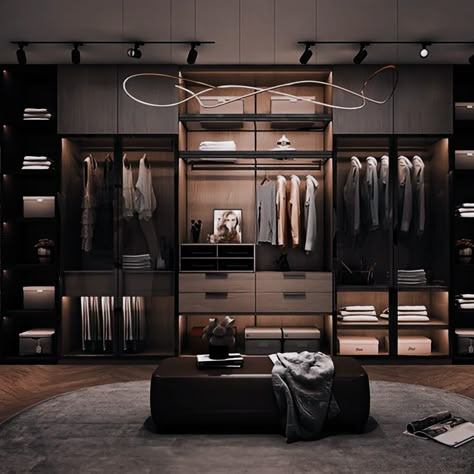 Wardrobe Design Dressing Rooms, Walk In Closet Design Luxury, Dream Closet Design, Closet Design Layout, Wardrobe Door Designs, Luxury Closets Design, Modern Closet, Wardrobe Interior Design, Closet Layout