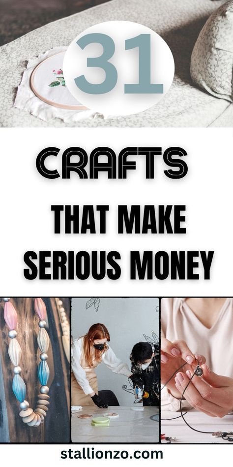 31 easy Money Making Crafts including Upcycled Home Decor and DIY Wreaths. Easy Products To Sell, Easy Crafts For Selling, Easy Crafts You Can Sell, Crafts I Can Sell, Diy Craft Ideas To Sell, Make And Sell Ideas Extra Money, Upcycle To Sell, Diy To Make And Sell, Diy For Business Ideas