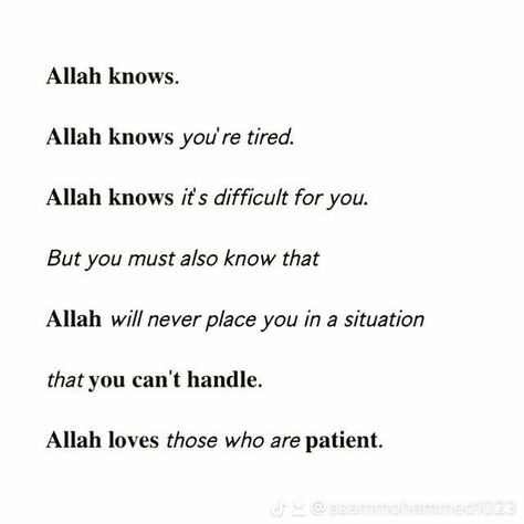 Allah Knows, Alhumdulillah Quotes, Short Islamic Quotes, Ayat Quran, Pray Quotes, Islamic Reminders, Hadith Quotes, Allah Love, Allah Quotes