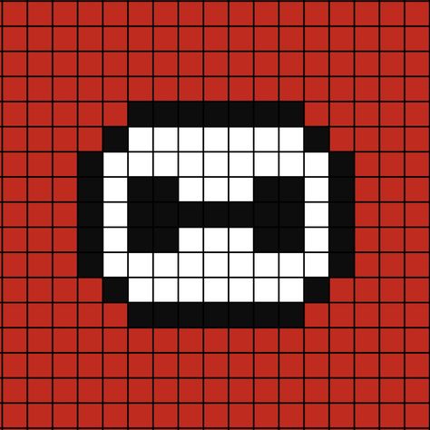 A small pixel art template of Bay-max's face from Disney's Big Hero 6 film. Face Pixel Art, Pixel Art Disney, Square Drawing, Graph Paper Drawings, Fuse Bead Patterns, Easy Pixel Art, Pixel Drawing, Pixel Art Grid, Pix Art