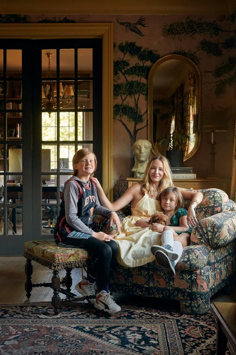 Step Inside Louisa Pierce’s Century-Old Tudor in Birmingham, Alabama | Architectural Digest Louisa Pierce, Tudor Decor, Mother In Law Suite, Antique Fountain, Johnson House, Family Portrait Painting, Client List, Fabric Pendant, Tudor Style Homes