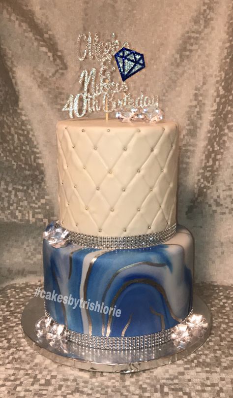 Denim And Diamonds Marble Cake Denim And Diamonds Cake Ideas, Denim Birthday Cake, Denim Cake, Denim And Diamonds Cupcakes, 60th Diamond Jubilee Birthday Cake, Diamond Cake Birthday, Denim And Diamonds Birthday Cake, Denim Diamonds Theme Party, Blue Jean And Diamond Party