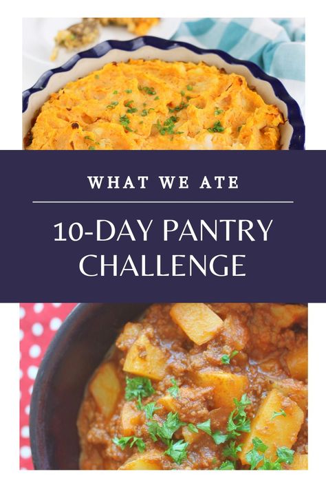 What does a family eat on a 10-Day Pantry Challenge? Can you still eat healthy? Here’s how we did no food waste, budget-friendly meals, and clean eating during our pantry challenge. Avoid the grocery store and reduce food waste! No Food Waste, Pantry Cooking, Clean Pantry, Real Food Meal Plan, Food On A Budget, Pantry Challenge, Kids Meal Plan, Allergy Free Recipes, Family Of 5