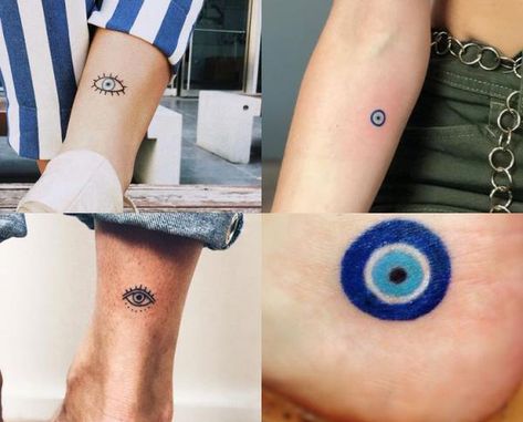 Significado del tatuaje de ojo turco - Significado del tatuaje de ojo turco por la zona donde está el tatuaje Eye Tattoo Meaning, Tattoo Eye, Evil Eye Tattoo, M Tattoos, Finger Tattoo For Women, Hamsa Tattoo, Diy Tattoo, Dainty Tattoos, Eye Tattoo