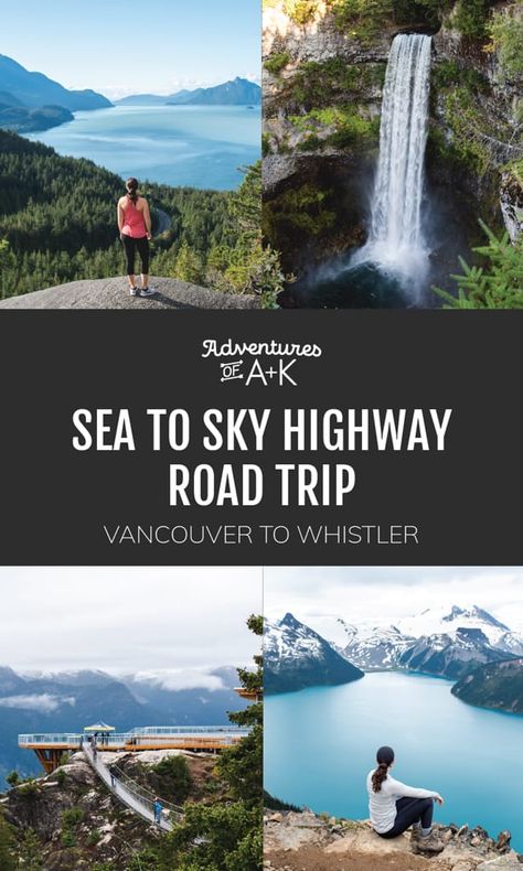 Sea to Sky Highway: The Best Stops from Vancouver to Whistler Travel Bc, Vancouver Road Trip, Vancouver To Whistler Road Trip, Whistler Canada Summer, Sea To Sky Gondola Vancouver, Vancouver Canada Beach, Whistler Ski Resort, Seawall Vancouver, Canada Summer