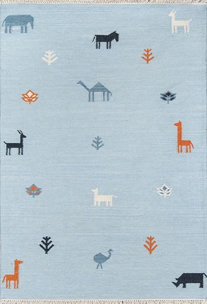 Multiple Sizes Blue Kids Nursery Rug 2020 | Rugknots — RugKnots Cartoon Pets, Momeni Rugs, Erin Gates, Make A Room, Area Rug Decor, Blue Area, Wool Area Rug, Baby Clothes Shops, Anchors