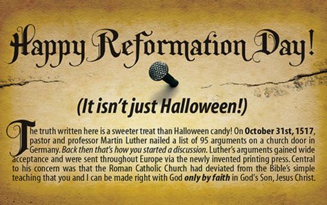 Happy Reformation Day! Reformation Sunday, Martin Luther Reformation, Reformation Day, 5 Solas, Gospel Tracts, Protestant Reformation, Reformed Theology, Christian Post, Church History