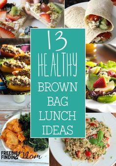 Skip the fast food restaurants for lunch, and take a few minutes before you leave home to whip up one of these 13 healthy brown bag lunch ideas. You’ll save money and calories, and you won’t have to sacrifice on taste either. Brown Bag Lunch Ideas, Bag Lunch Ideas, Brown Bag Lunch, Fast Food Restaurants, Lunch Box Bento, Bag Lunch, Lunch To Go, Brown Bag, Easy Healthy Dinners