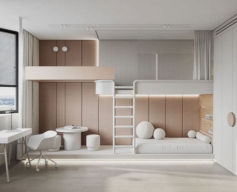 Kids Room Interior Design, Modern Kids Bedroom, Bunk Bed Designs, Kids Bedroom Inspiration, Kids Bedroom Designs, Kids Interior Room, Kids Bunk Beds, Small Room Design, Kids Interior