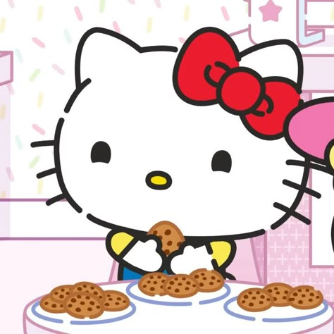 S7 E8 - Keroppi's Snail Surprise (part 1) Hello Kitty Eating, Hello Kitty Imagenes, Hello Sanrio, Pink Wallpaper Hello Kitty, Kitty Girl, Hello Kitt, Hello Kitty Aesthetic, Kitty Images, Hello Kitty Characters