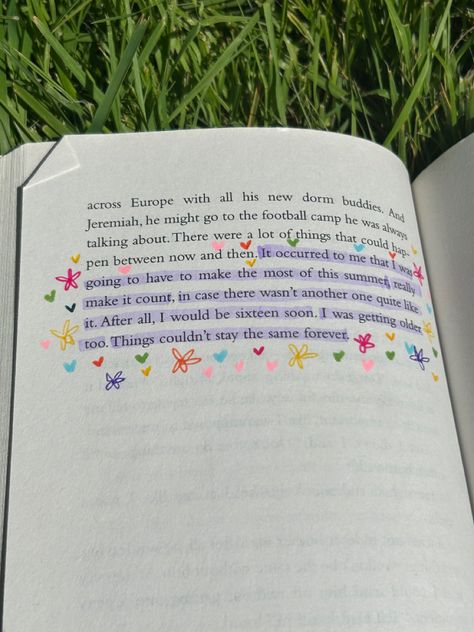 Thr Summer I Turned Pretty Book, The Summer I Turned Pretty Book Pages, The Summer I Turned Pretty Book Highlights, Annotating The Summer I Turned Pretty, The Summer I Turned Pretty Doodles, The Summer I Turned Pretty Aesthetic Pfp, The Summer I Turned Pretty Journal, The Summer I Turned Pretty Diy, The Summer I Turned Pretty Drawing Ideas