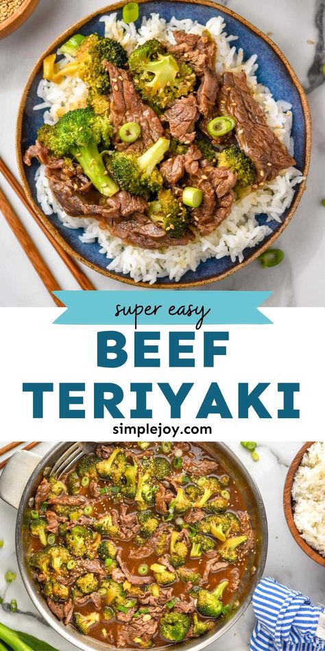 Beef Teriyaki is a simple dinner that you are bound to love. This easy teriyaki beef stir fry made with easy ingredients is going to become a regular in your rotation. Beef Teriyaki Stir Fry, Teriyaki Beef Stir Fry, Beef Teriyaki, Teriyaki Stir Fry, Leftover Beef, Teriyaki Beef, Asparagus Fries, Easy Stir Fry, Marinated Beef