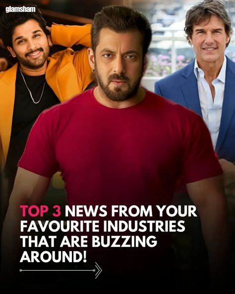 Quickly catch the news from your favourite industries that you might have missed! 🔥👉🏻 #Glamsham #news #Hollywood #Bollywood #Tollywood #SalmanKhan [Tollywood, News, Latest News, Bollywood, Hollywood] Salman Khan, Latest News, Hollywood, On Instagram, Quick Saves, Instagram