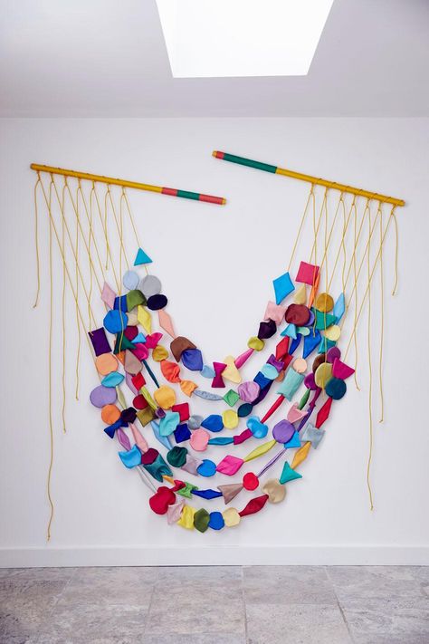 Anna Ray, Capture, textile wall piece, part of the most innovative textile artists Anna Ray, Textile Installation, Fabric Installation, Gallery Photography, Inspiring Artists, Textile Sculpture, Woven Art, World Wallpaper, Wall Piece